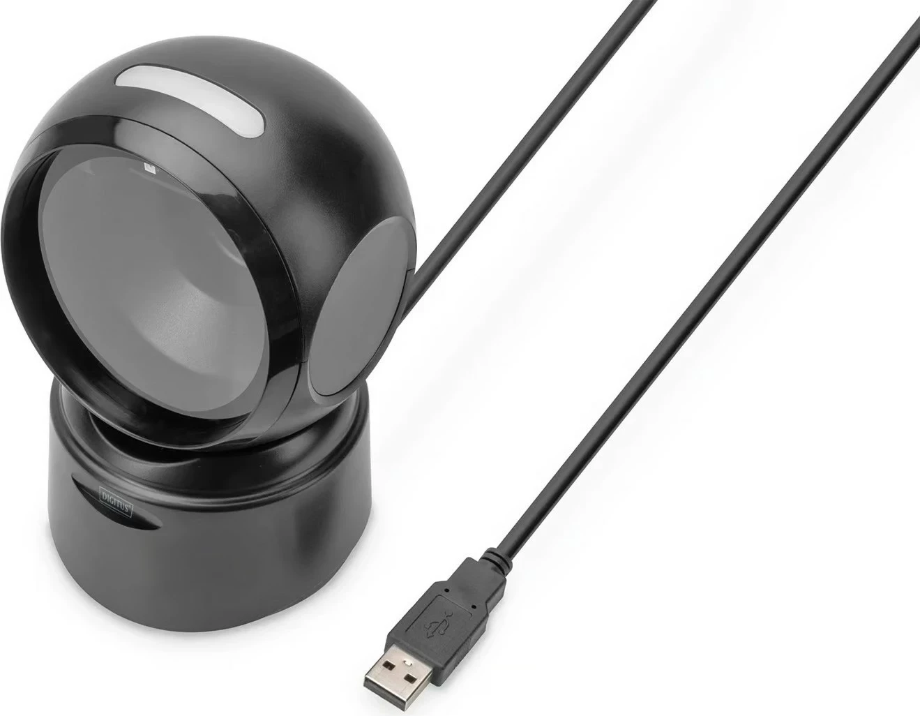 Skeneri i Barkodeve Digitus 2D për Desktop, USB, i Zi