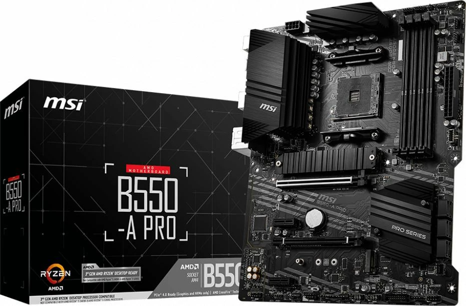Pllakë amë MSI B550-A PRO, ATX, Socket AM4, DDR4, 128GB