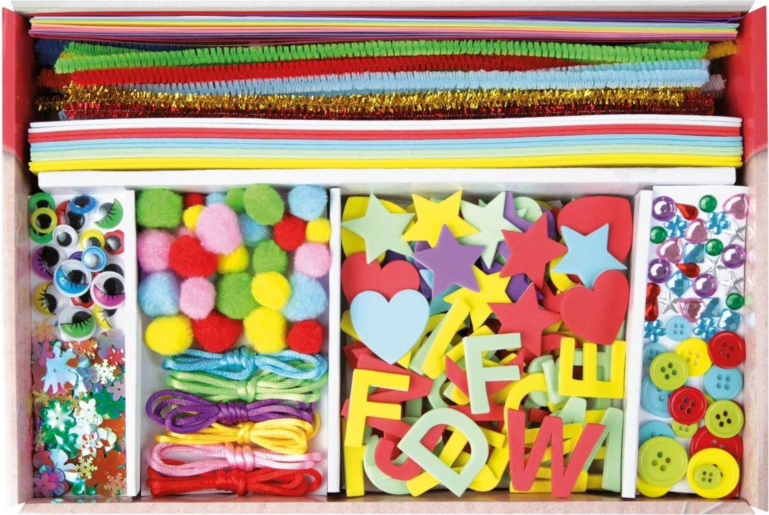 Set kreativ Lena 400 pjesë, Rozë