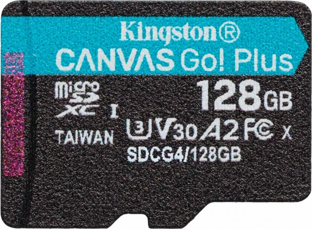 Kartelë memorie microSD Kingston Canvas Go! Plus 128GB, 200MB/s