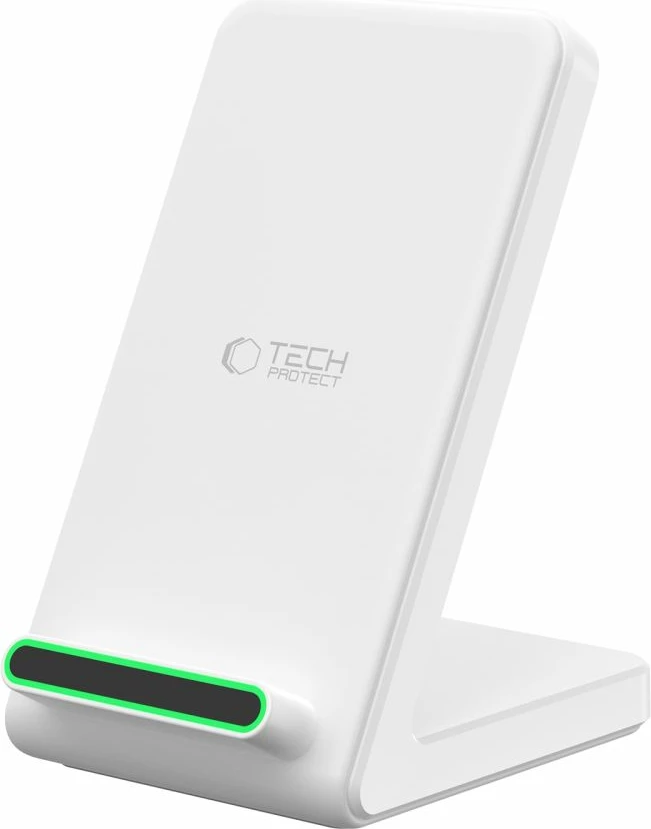 Karikues wireless Tech-Protect QI15W-A40, 15W, i bardhë