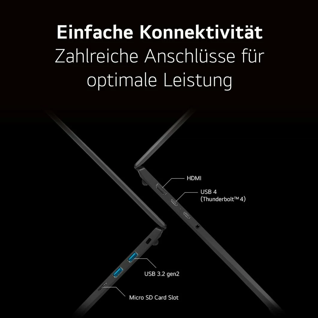 Laptop LG gram 17Z90S-G.AD7CG, Intel Core Ultra7 155H, 17 inç, 1.35kg, gri