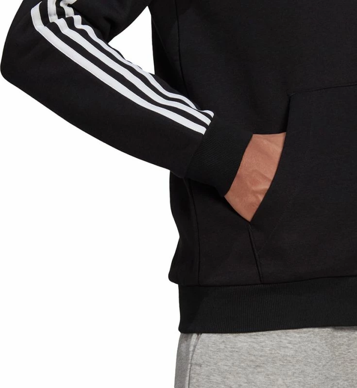 Duks me kapuç adidas për meshkuj, i zi