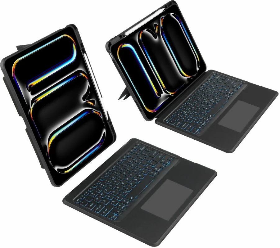 Mbështjellës Tech-Protect SC Mag Pen me tastierë Bluetooth për iPad Pro 13" (2024), i zi