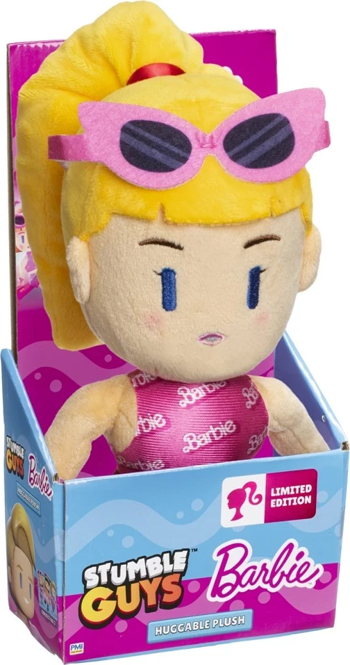 Lodër pellushi P.M.I. Kids World Stumble Guys x Barbie, 30 cm, Roze