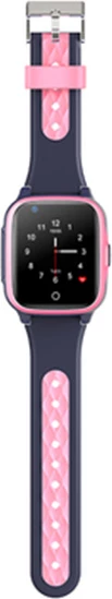 Smartwatch Moye Bambino 4G për fëmijë, Micro SIM, GPS, thirrje/SMS, kamerë, SOS, rozë/zi