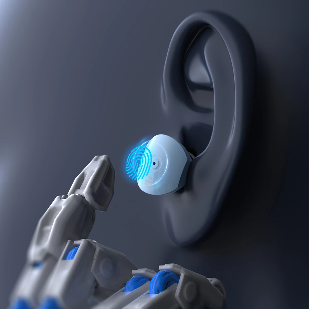 Kufje wireless TWS Choetech BH-T22 LightAura VocalSound, Bluetooth 5.3, kaltër