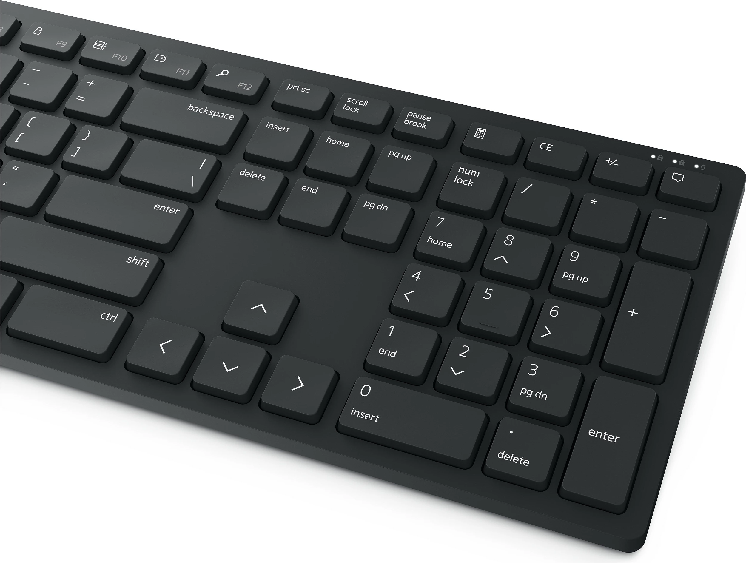 Tastierë dhe maus DELL KM5221W, Full-size (100%), Wireless, RF Wireless, QWERTZ, E zezë