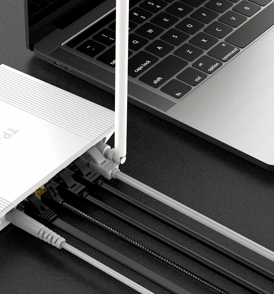 Kabllo Ethernet Ugreen RJ45 Cat6 UTP 2 m, e zezë