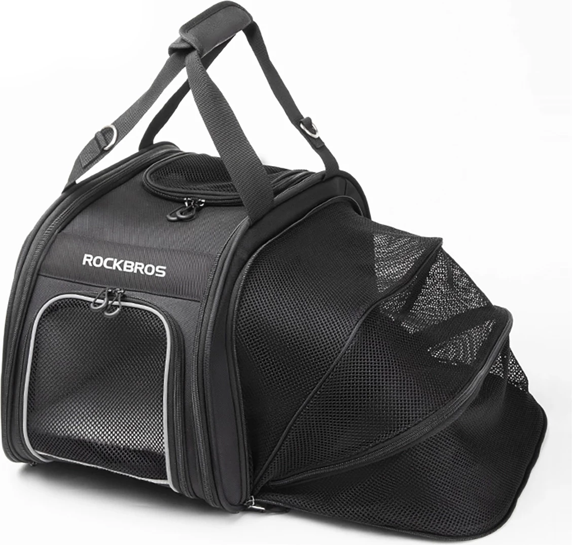 Çantë transporti për kafshë Rockbros 30140028001, 25L, e zezë