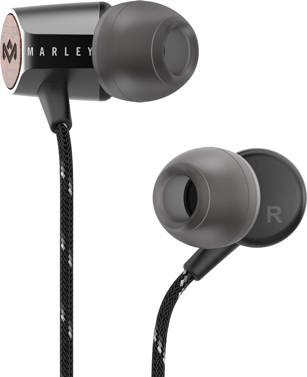 Kufje in-ear House of Marley Uplift 2.0, 3.5mm, me mikrofon, të zeza