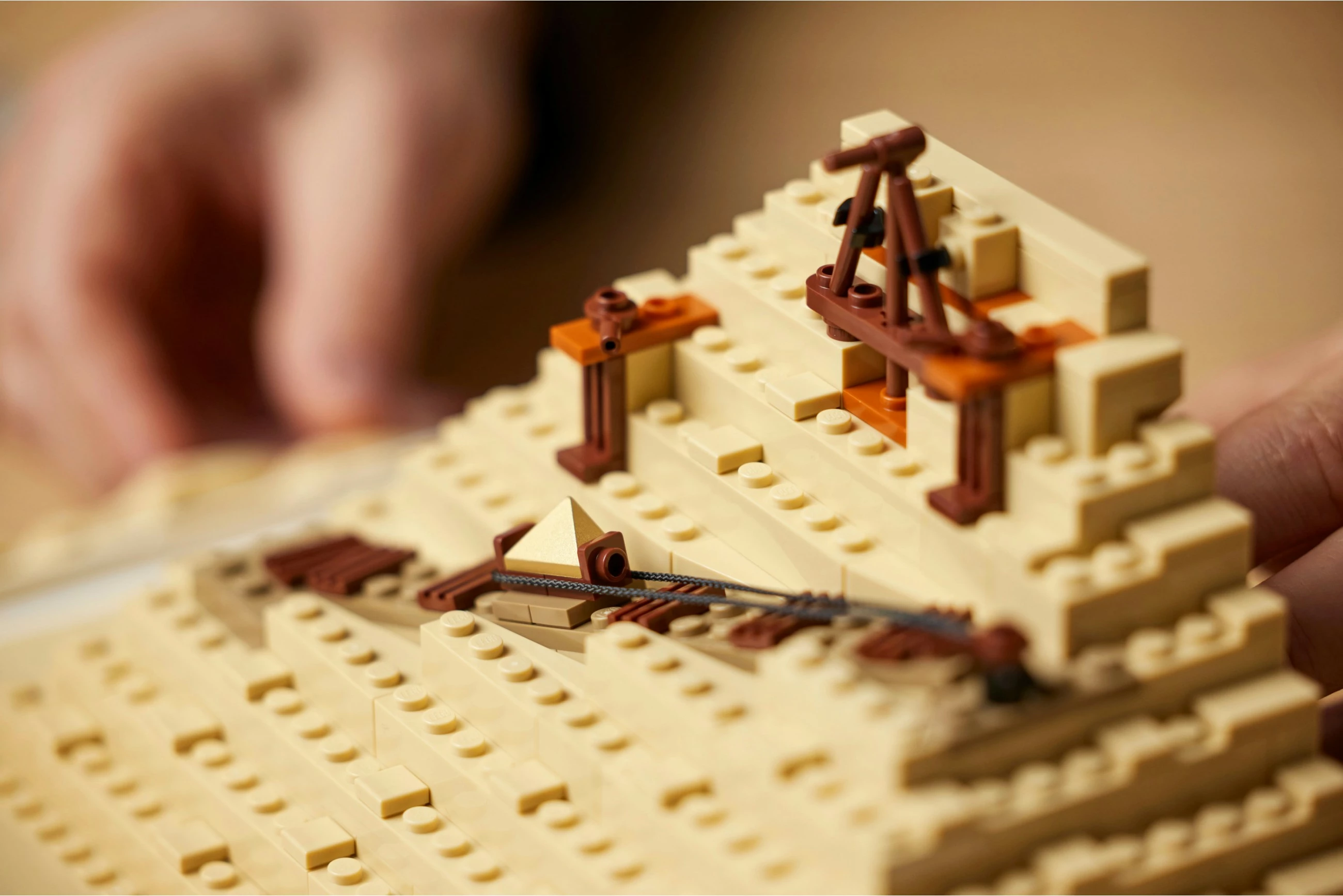Set ndërtimi LEGO Architecture Great Pyramid of Giza, 1476 pjesë, Multikolor