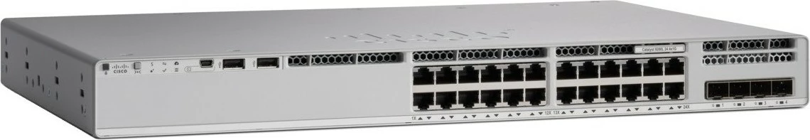 Switch Cisco Catalyst C9200L, 24 porta, L3, PoE, Gigabit Ethernet