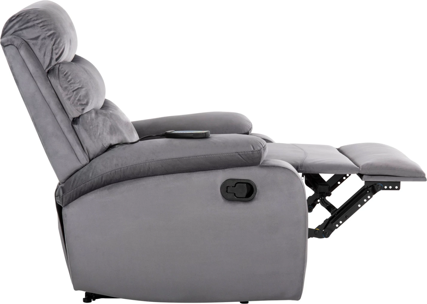 Karrige masazhi YASUMU FH9784.01 kadife gri 80x93x100H cm