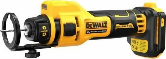 Frezë për gips Dewalt DCE555N 18V Brushless, pa bateri/pa karikues, verdhë/zezë