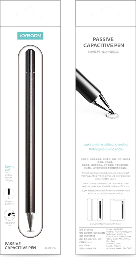 Stylus Joyroom JR-BP560 Excellent Series, për ekrane kapacitive, i zi