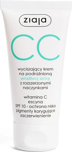 Krem fytyre CC qetësues për femra Ziaja CC Calming Cream SPF10, 50ml