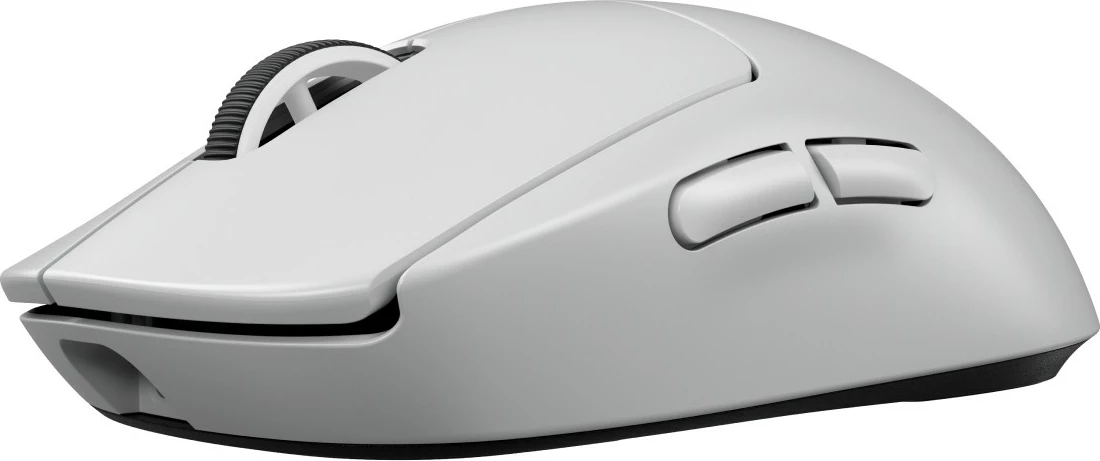 Maus Logitech G PRO X, optik, RF pa tela, 32000 DPI, bardhë