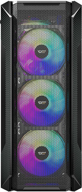 Kasë Darkflash LEO, Middle Tower, ATX/M-ATX/ITX, xham i temperuar, e zezë