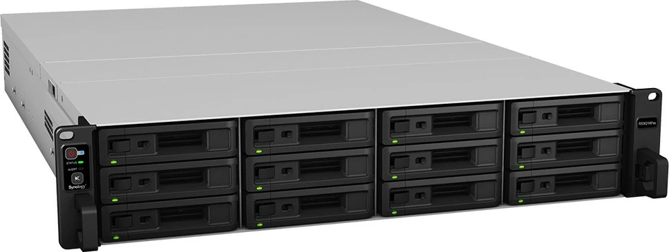 NAS server Synology RS3621RPxs, 12x HDD, 8GB RAM, Intel Xeon, Rack 2U, Zi/Gri
