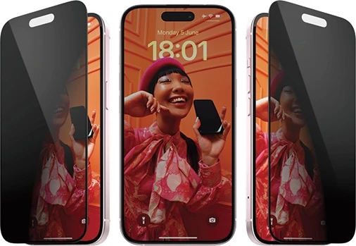 Mbështjellës PanzerGlass Privacy Bundle 3in1 për iPhone 15, transparent