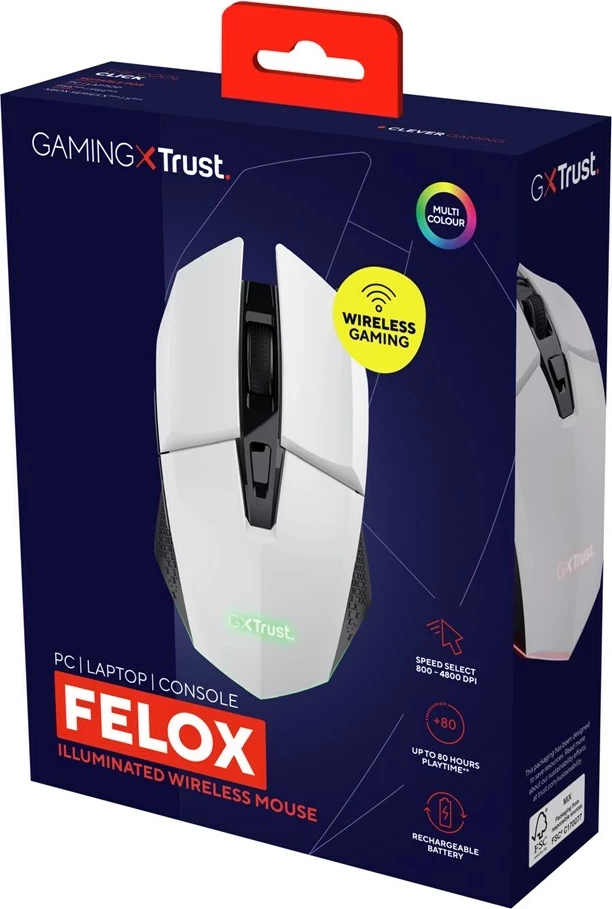 Maus Trust GXT 110 FELOX, i bardhë