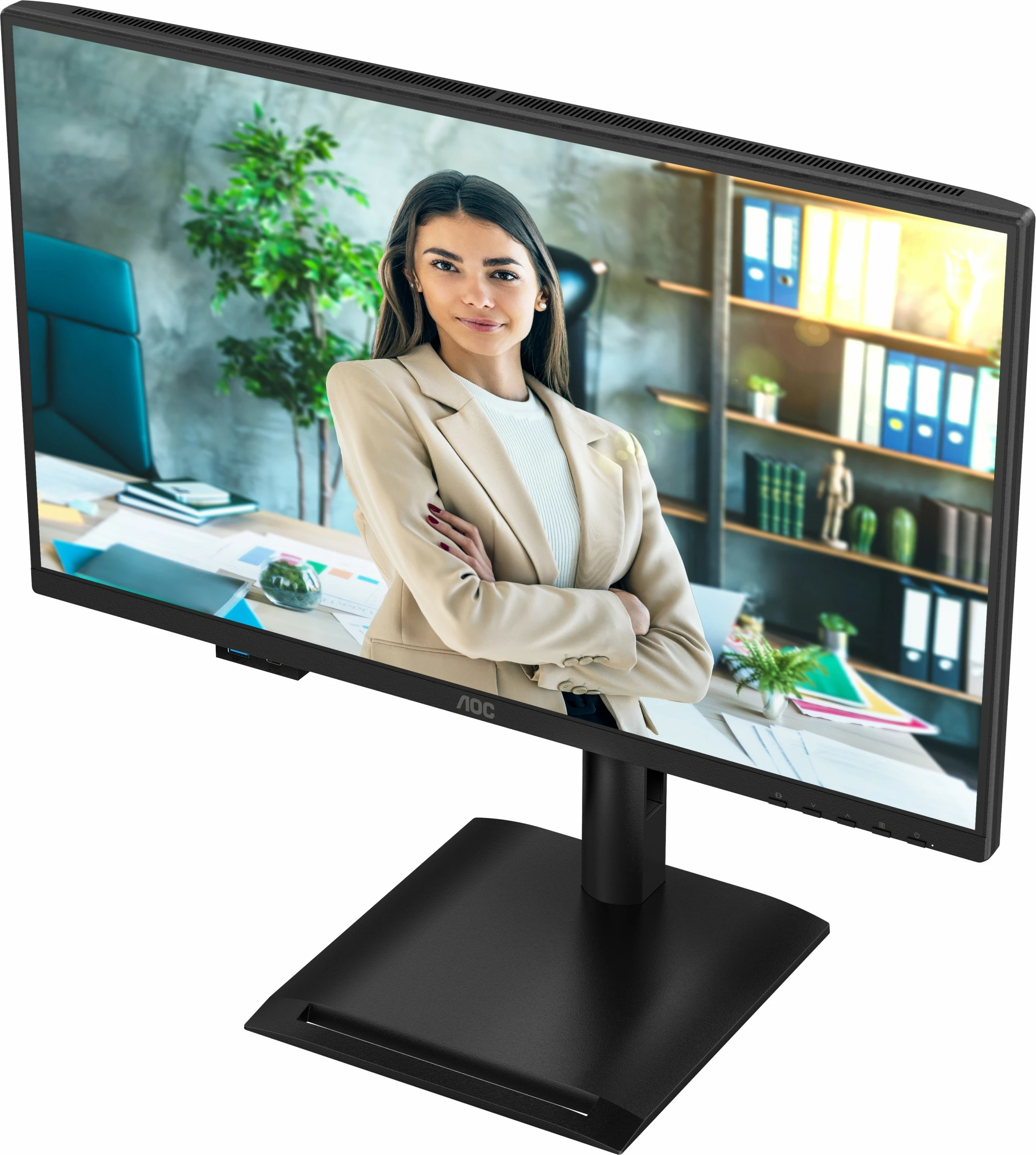 Monitor AOC 24P4U 23.8 inç IPS HDMI DP DVI USB Hub i zi