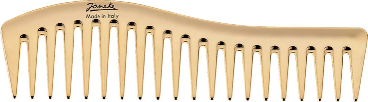 Krehër për femra Janeke Wavy Comb Gold, ari, 1 copë
