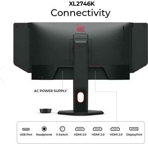 Monitor gaming ZOWIE XL2746K, 27", Full HD, 240Hz, 1ms, i zi