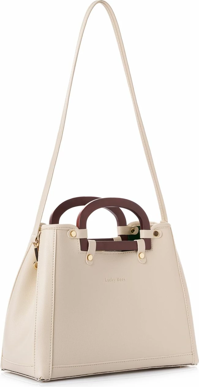Çantë dore Lucky Bees, krem, 1289