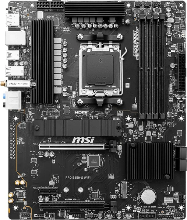Pllakë amë MSI PRO B650-S WIFI, Socket AM5, ATX