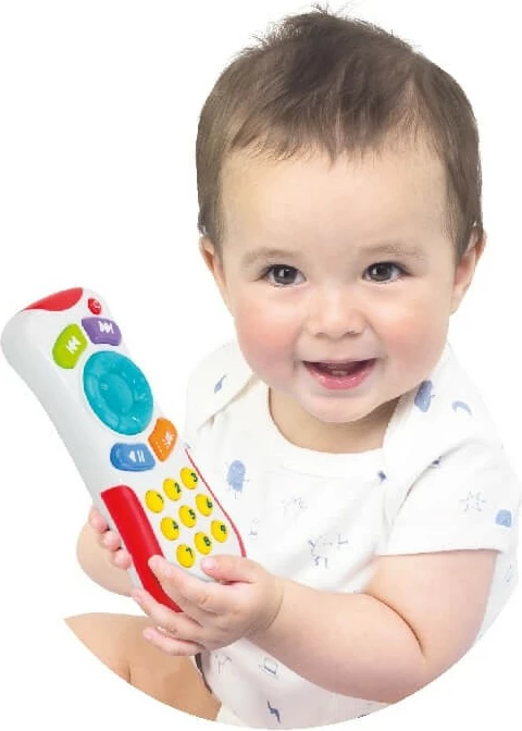 Lodër edukative Smily Play Pilot TV, me butona muzikorë, shumëngjyrëshe