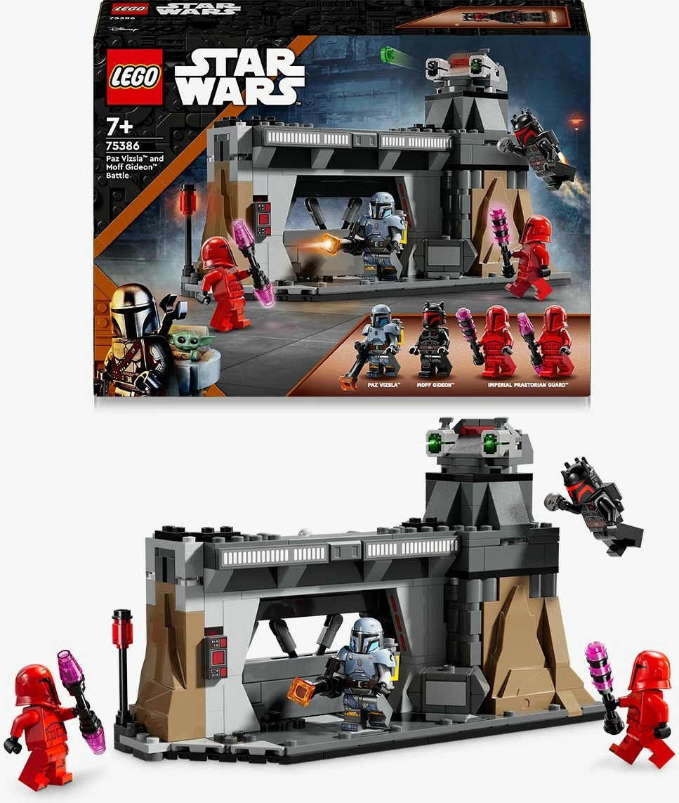 Set lodrash LEGO Star Wars 75386 duel Paz Vizsla Moff Gideon