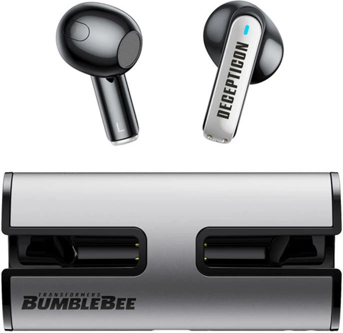 Kufje TWS Transformers TF-T02, wireless, Bluetooth 5.3, argjend
