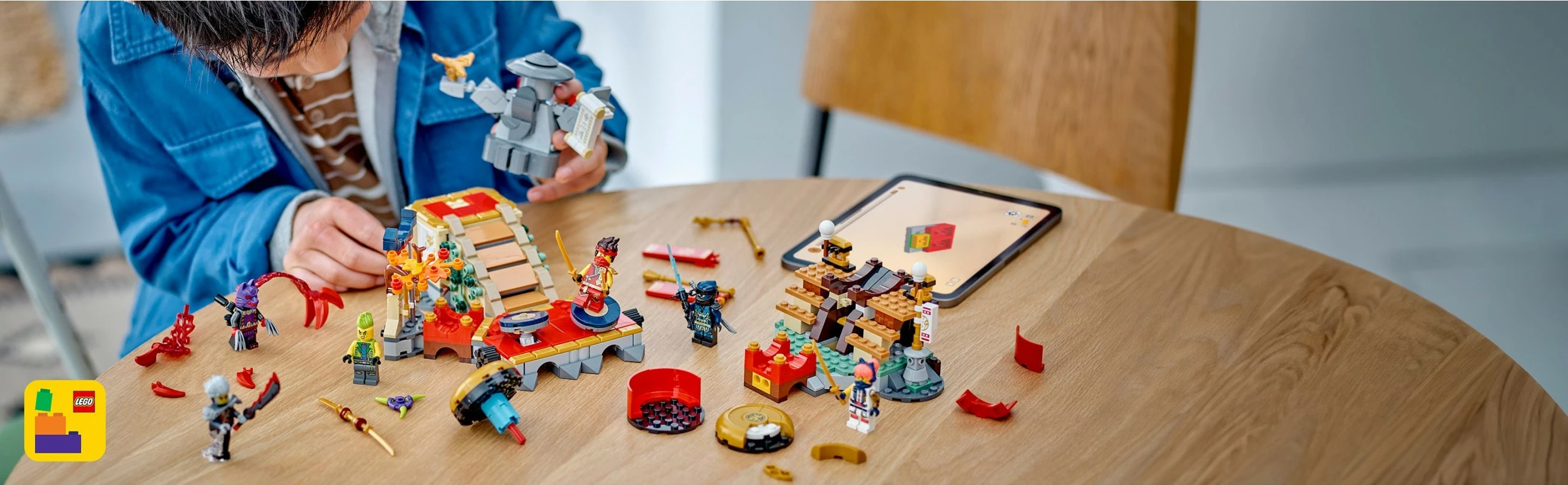 Set ndërtimi LEGO NINJAGO Tournament Battle Arena 71818, 659 pjesë, shumëngjyrëshe