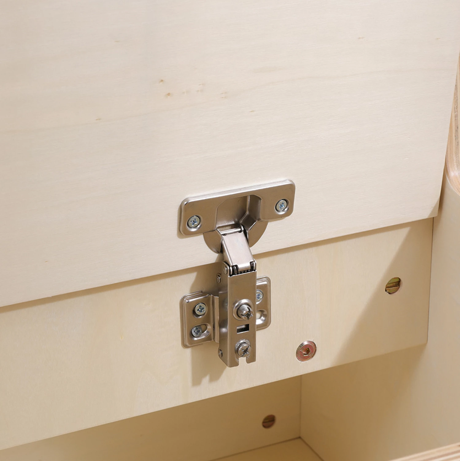 Bankë për fëmijë me hapësirë për ruajtje, natyrale/krem, RICKI FH18342.01, 63x43x47cm