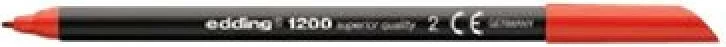 Marker me majë fibrë, Edding 1200, vijë 1-3 mm, bojë me bazë uji, e zezë