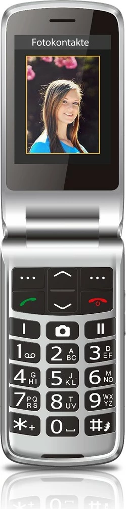 Celular bea-fon SL645 LTE, 64GB, zi-argjendtë