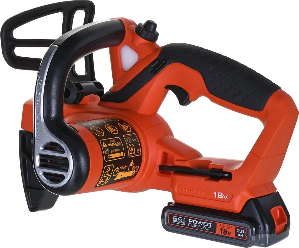 Sharrë me bateri Black & Decker GKC1820L20, e zezë dhe portokalli