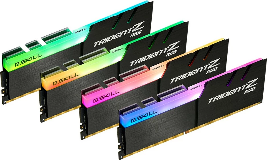 RAM Memorje G.Skill Trident Z RGB 32GB (4x8GB) DDR4-4000, me drita RGB, i zi