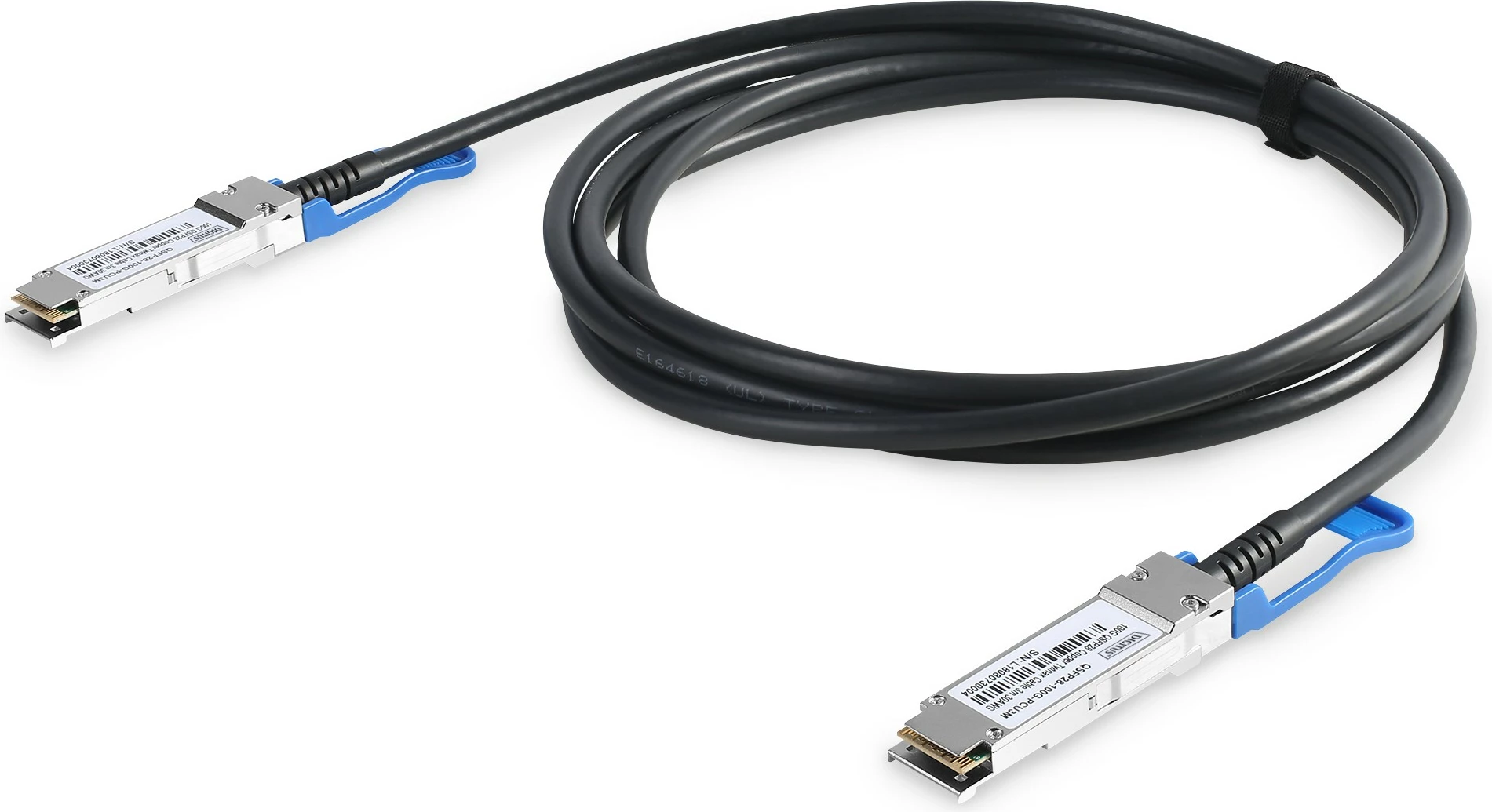 Kabllo rrjeti Digitus QSFP28 DAC 3.0m, 100Gbit/s, zi