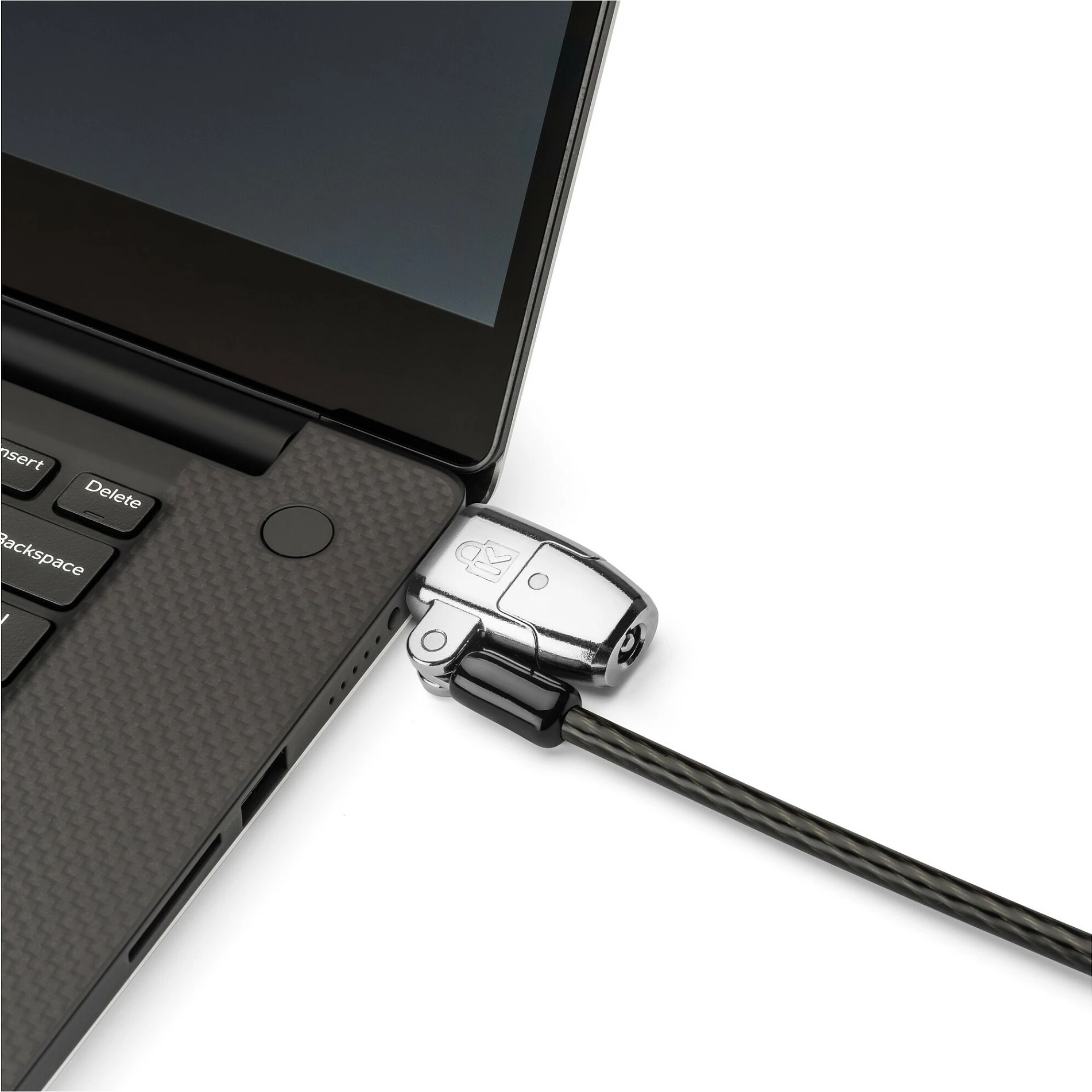 Kabllo sigurie Kensington ClickSafe 2.0 3-in-1, 1.8m, çelik karboni, e zezë