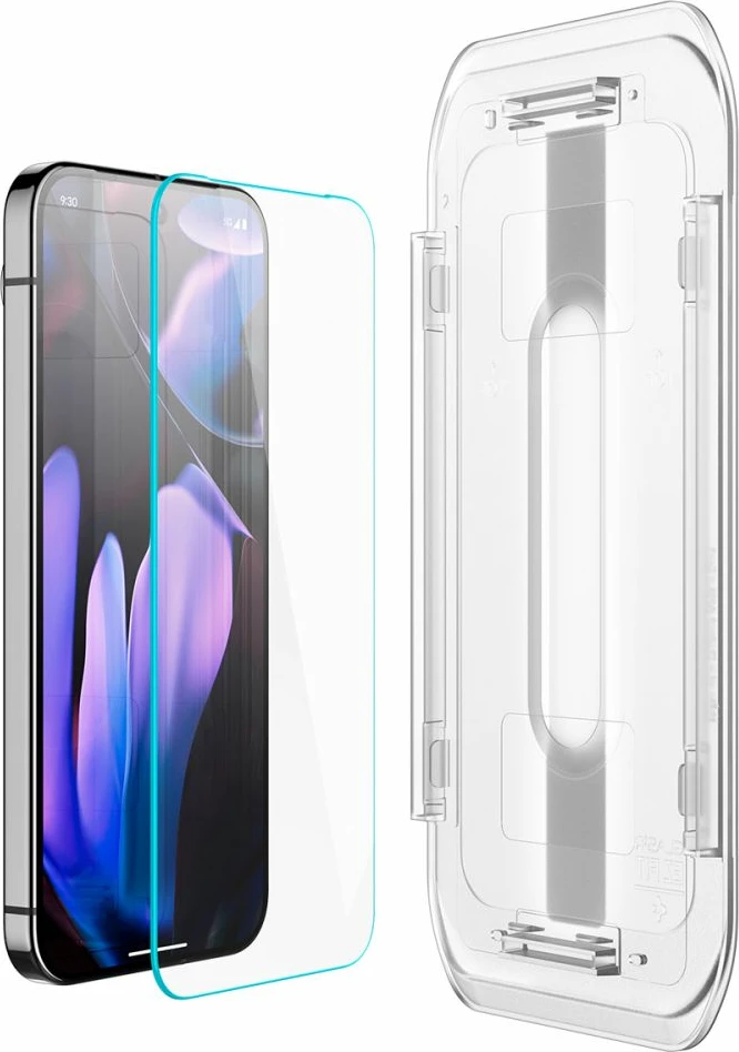 Xham i temperuar Spigen Glas.tR EZ Fit për Google Pixel 9 / 9 Pro, 2 copë
