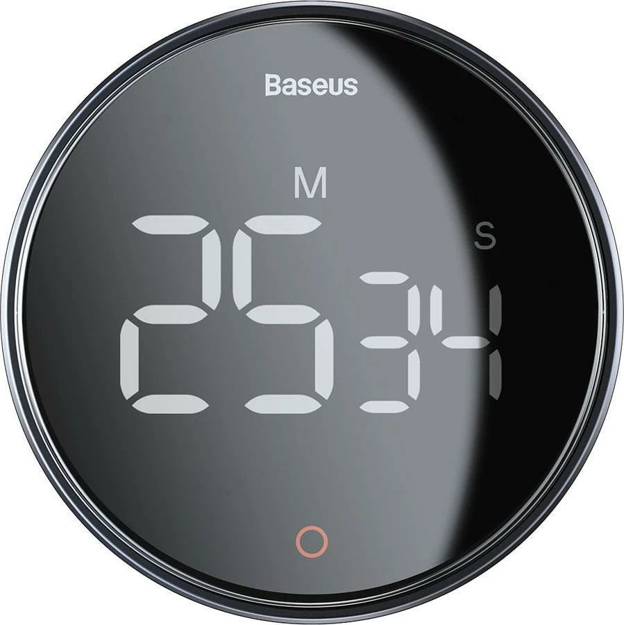 Timer digjital Baseus FMDS000013, ekran LED, magnet, 3 nivele zëri, i zi