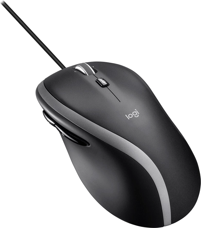 Maus Logitech M500s me kabëll USB 4000 DPI, zi