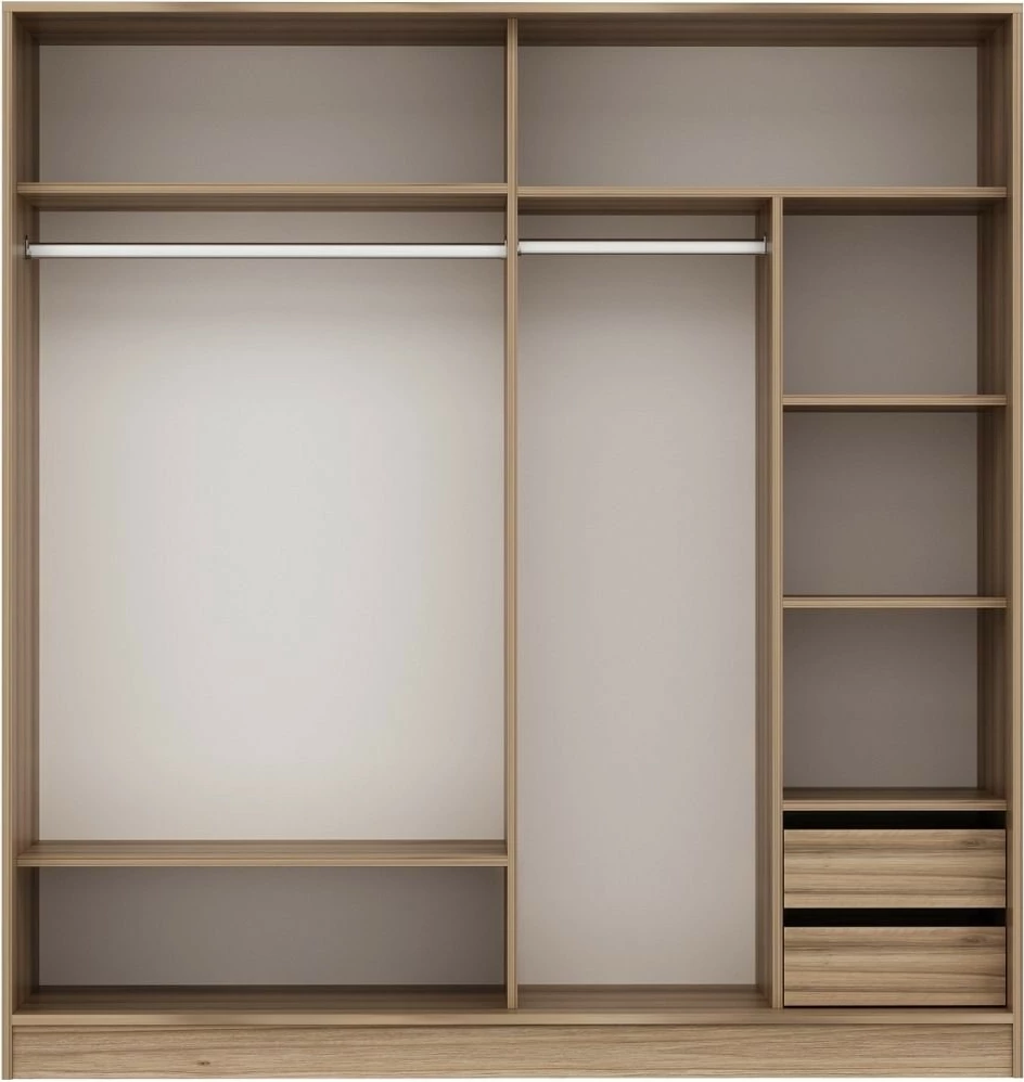 Dollap garderobe Skye Decor, ngjyrë dore, 7171