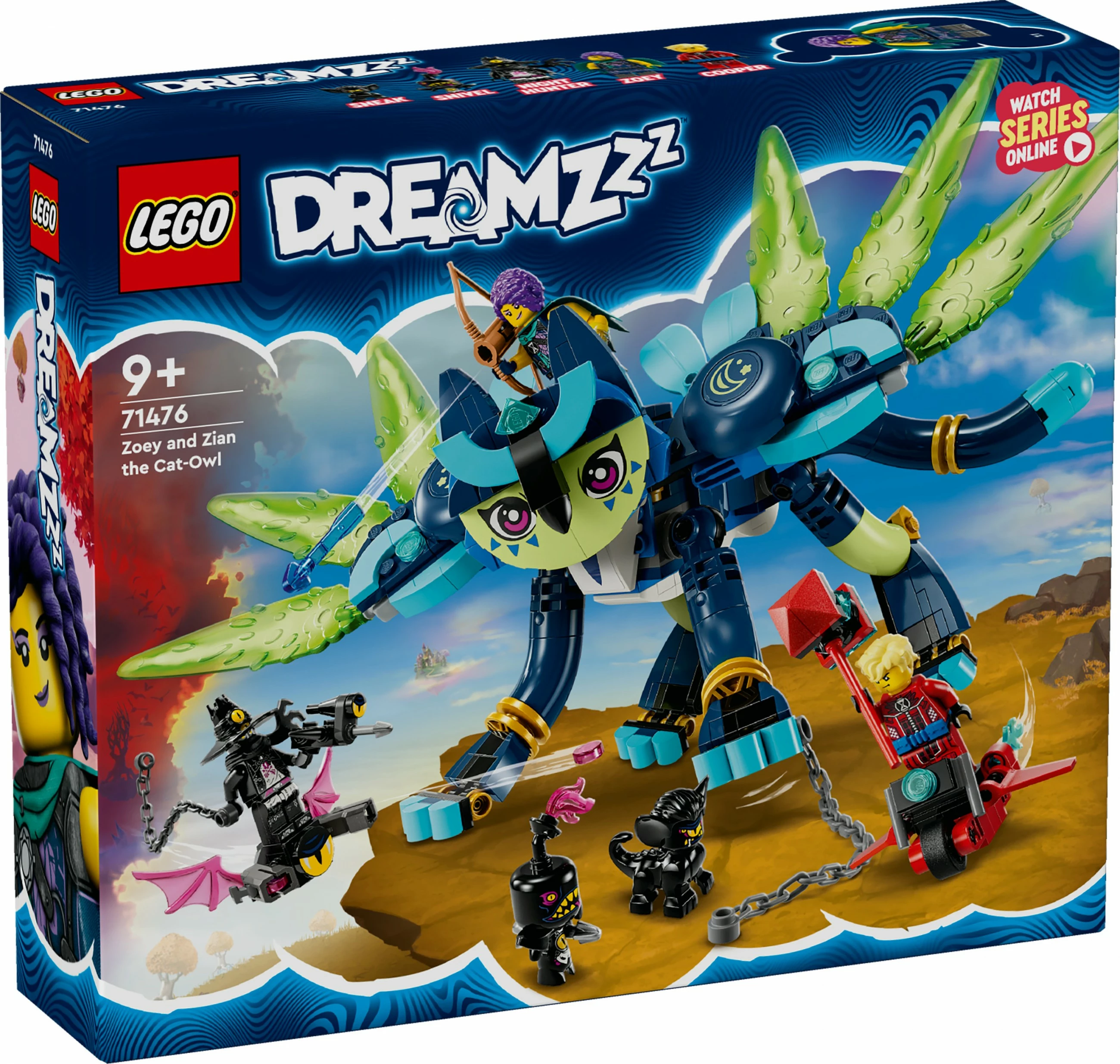 Set ndërtimi LEGO DREAMZzz 71476 Zoey dhe Ziani, shumëngjyrësh