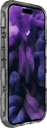 Mbështjellës LAUT Crystal Matter X MagSafe për iPhone 16 Plus, i tejdukshëm/zi