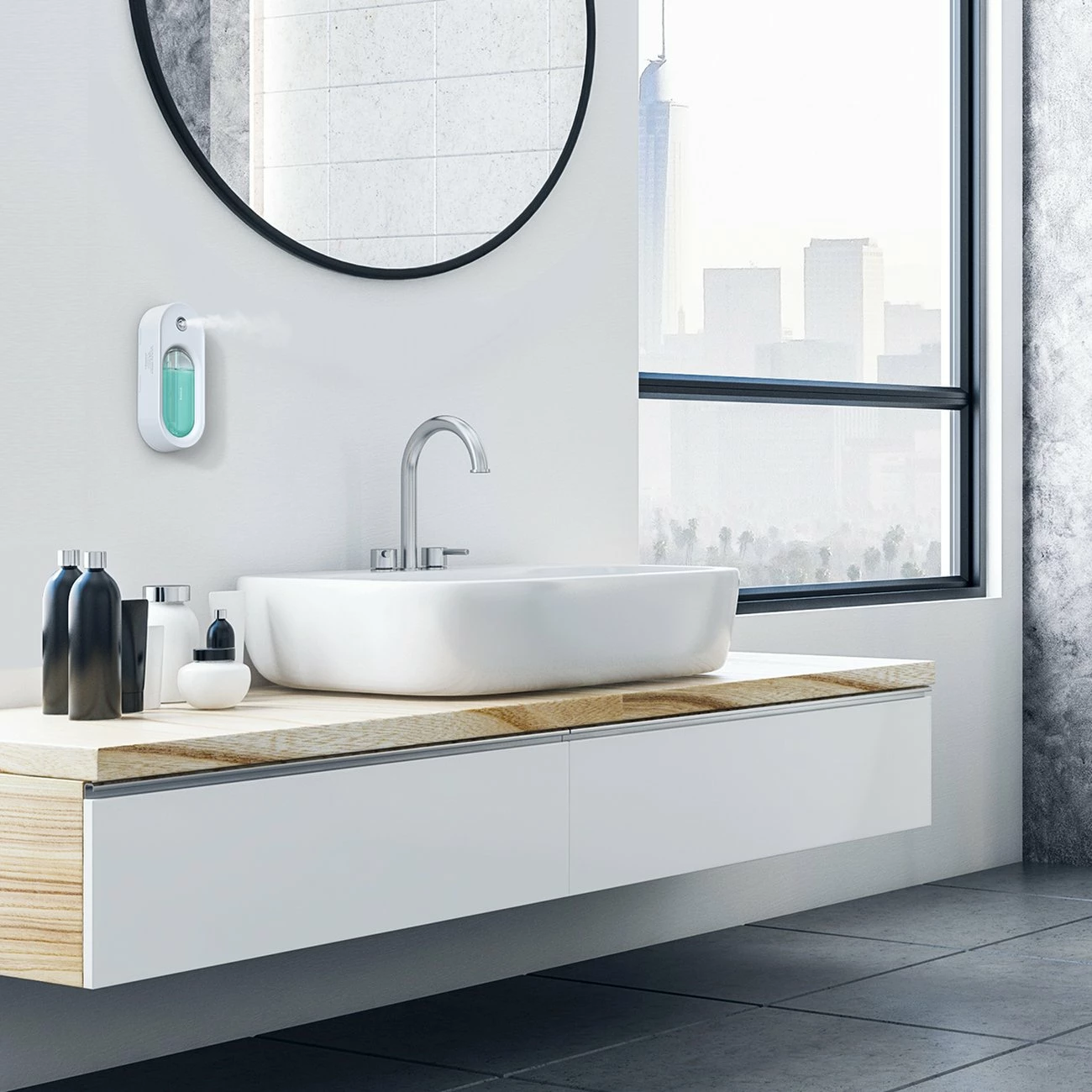 Pastrues aromash Baseus Tulip A1, 1500mAh, i bardhë