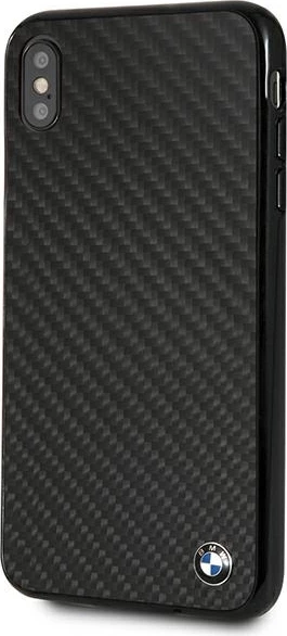 Mbështjellës BMW Signature Carbon për iPhone XS Max, i zi